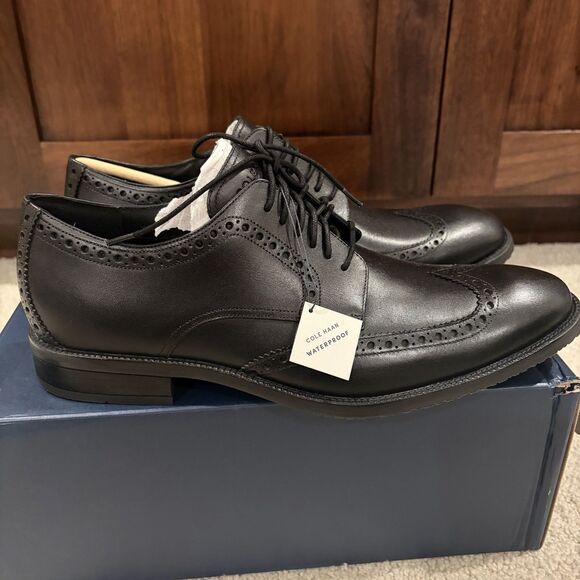 NIB Cole Haan Men Modern Essentials Wing Oxford Shoe Loafers Men 11 EU 44 Black main image 5